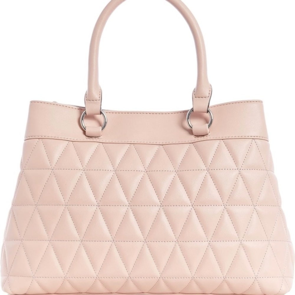 NINE WEST. NWT. Judilee Satchel. Light pastel pink. Zippered pocket inte… - Picture 2 of 5
